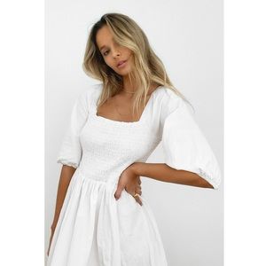 NWT - Shirred Maxi Dress - Nasty Gal